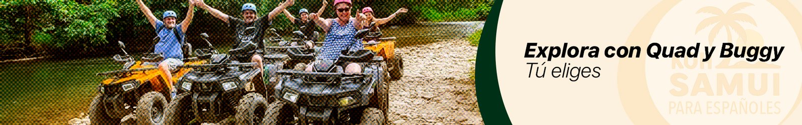 Banner Explora con Quad y Buggy